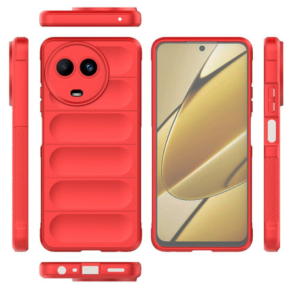 Realme 11 5G Global Shock Absorbent Magic Shield TPU + Flannel Phone Case, Featuring Ridged Drop Protection, Bright Colours & Easy Access