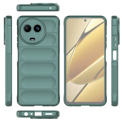 Realme 11 5G Global Shock Absorbent Magic Shield TPU + Flannel Phone Case, Featuring Ridged Drop Protection, Bright Colours & Easy Access