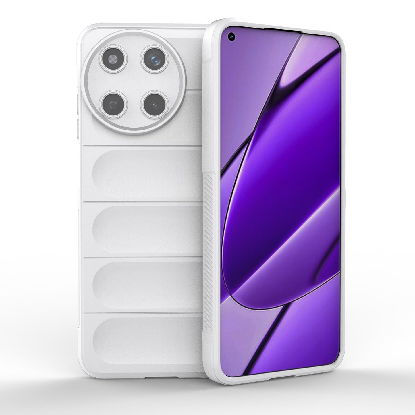 Realme 11 4G Global Shock Absorbent Magic Shield TPU + Flannel Phone Case, Featuring Ridged Drop Protection, Bright Colours & Easy Access