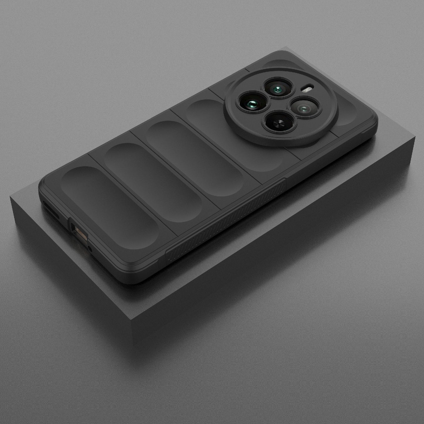 Realme 12 Pro+ Shock Absorbent Magic Shield TPU + Flannel Phone Case, Featuring Ridged Drop Protection, Bright Colours & Easy Access