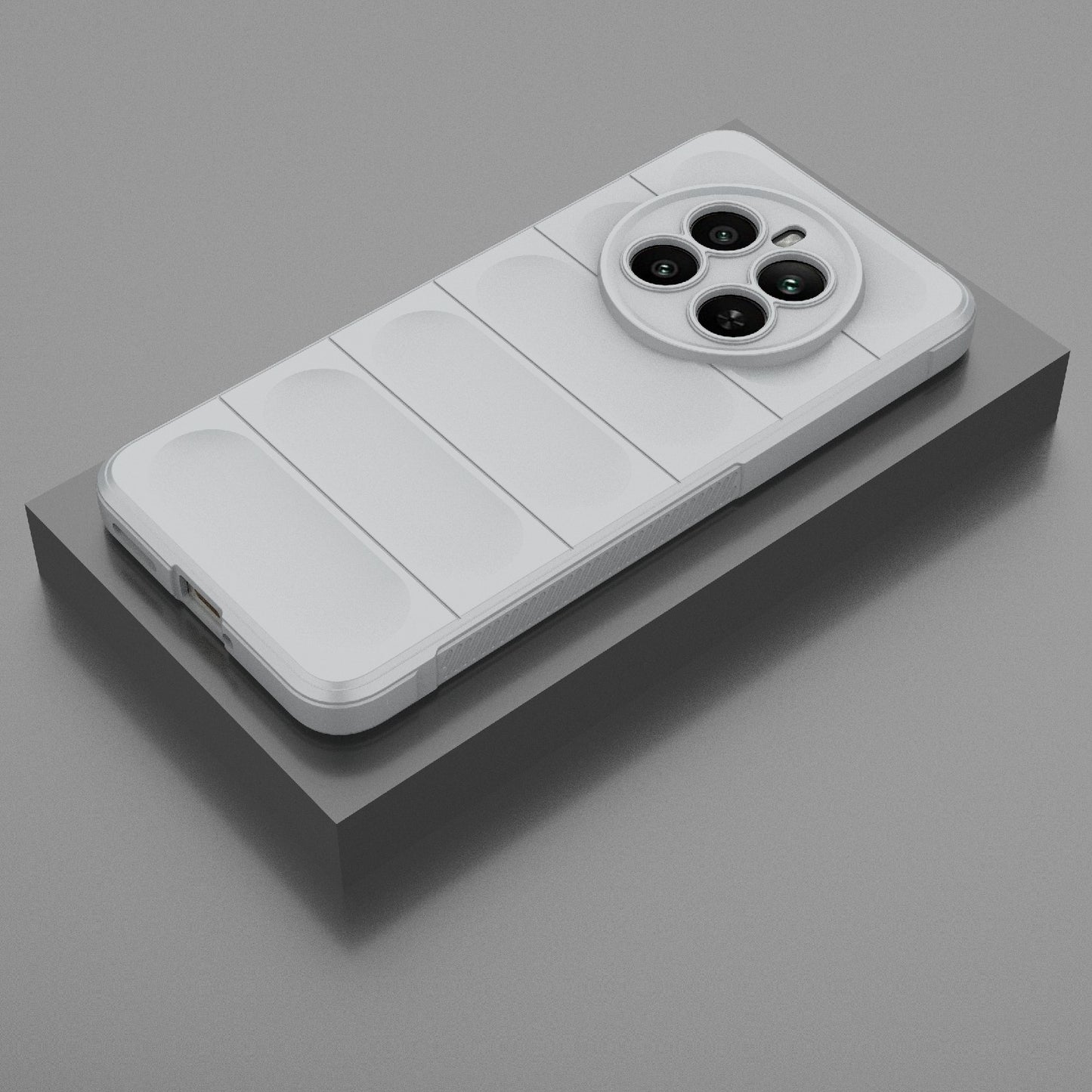 Realme 12+ 5G Global Shock Absorbent Magic Shield TPU + Flannel Phone Case, Featuring Ridged Drop Protection, Bright Colours & Easy Access