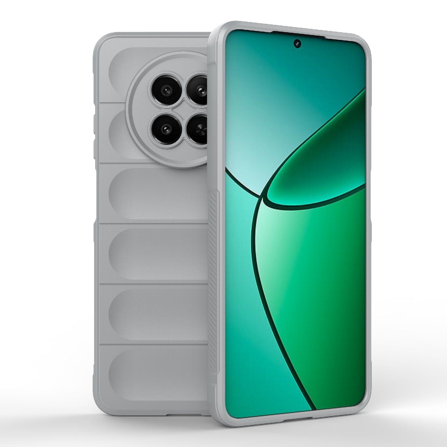 Realme 12 5G Global Shock Absorbent Magic Shield TPU + Flannel Phone Case, Featuring Ridged Drop Protection, Bright Colours & Easy Access