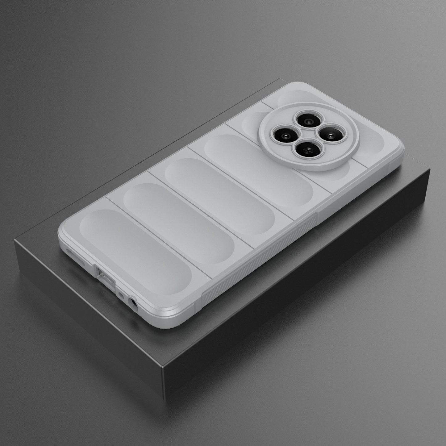 Realme 12 5G Global Shock Absorbent Magic Shield TPU + Flannel Phone Case, Featuring Ridged Drop Protection, Bright Colours & Easy Access