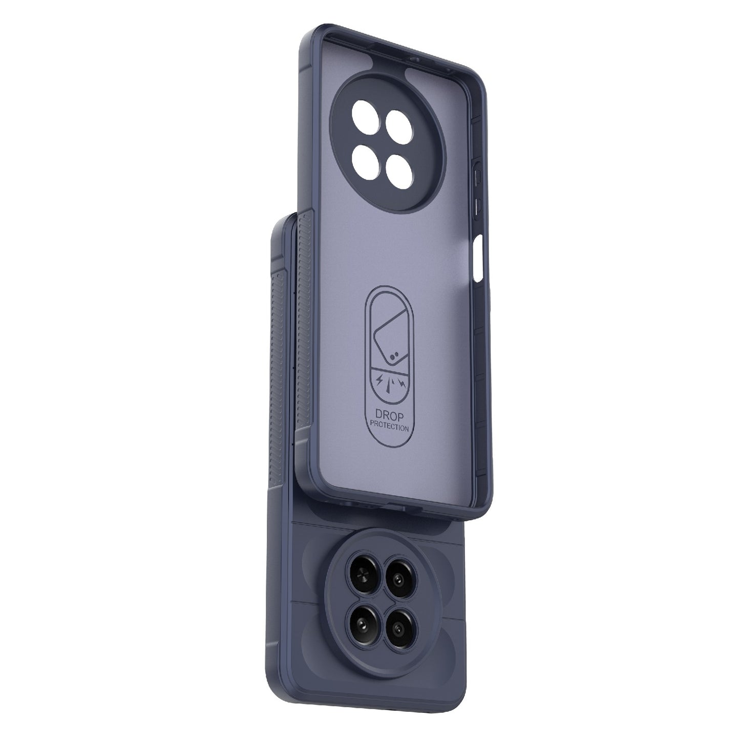 Realme 12 5G Global Shock Absorbent Magic Shield TPU + Flannel Phone Case, Featuring Ridged Drop Protection, Bright Colours & Easy Access