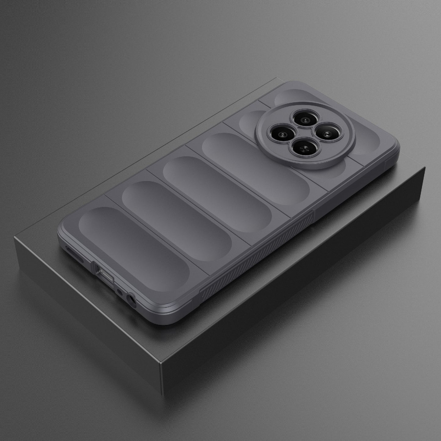 Realme 12 5G Global Shock Absorbent Magic Shield TPU + Flannel Phone Case, Featuring Ridged Drop Protection, Bright Colours & Easy Access