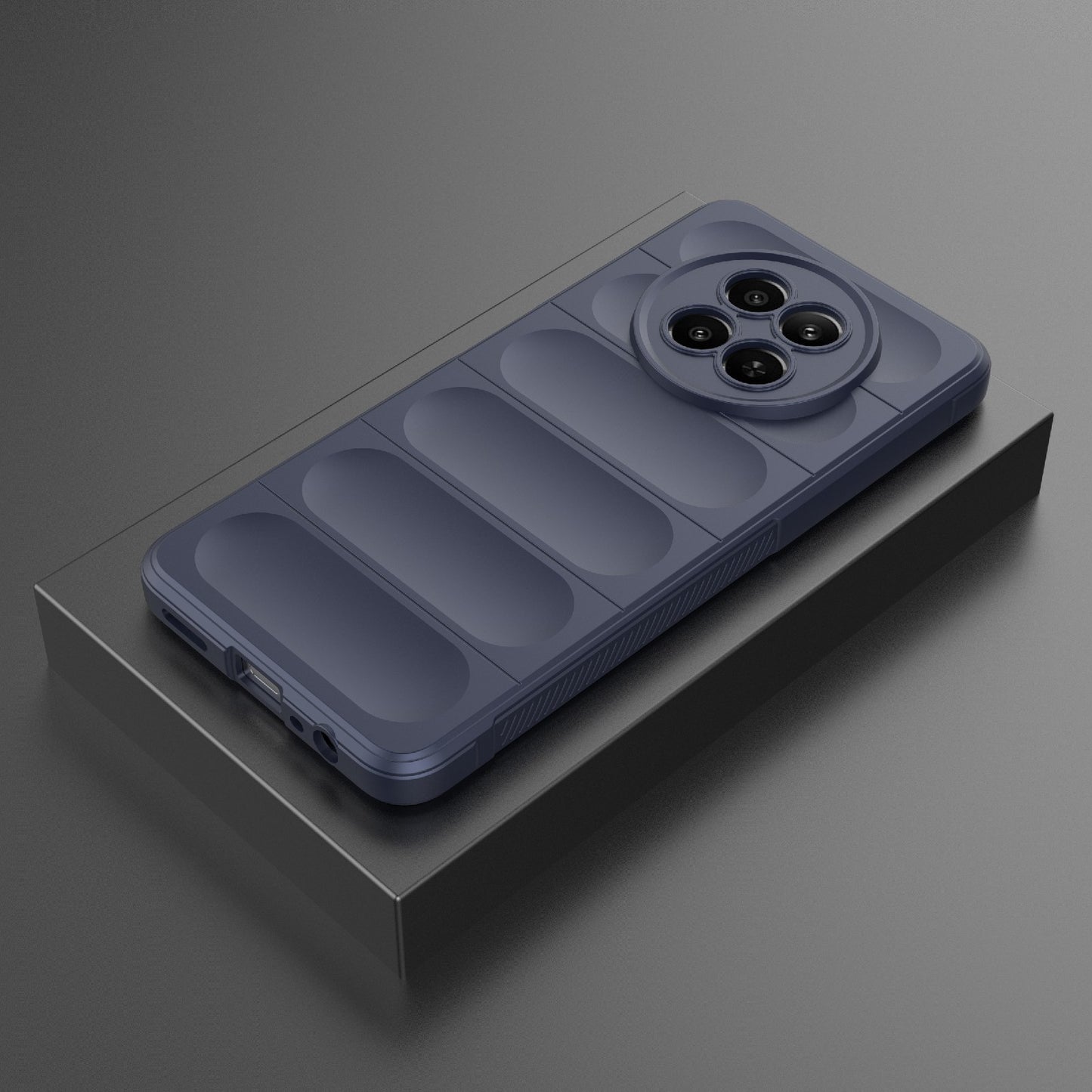 Realme 12 5G Global Shock Absorbent Magic Shield TPU + Flannel Phone Case, Featuring Ridged Drop Protection, Bright Colours & Easy Access