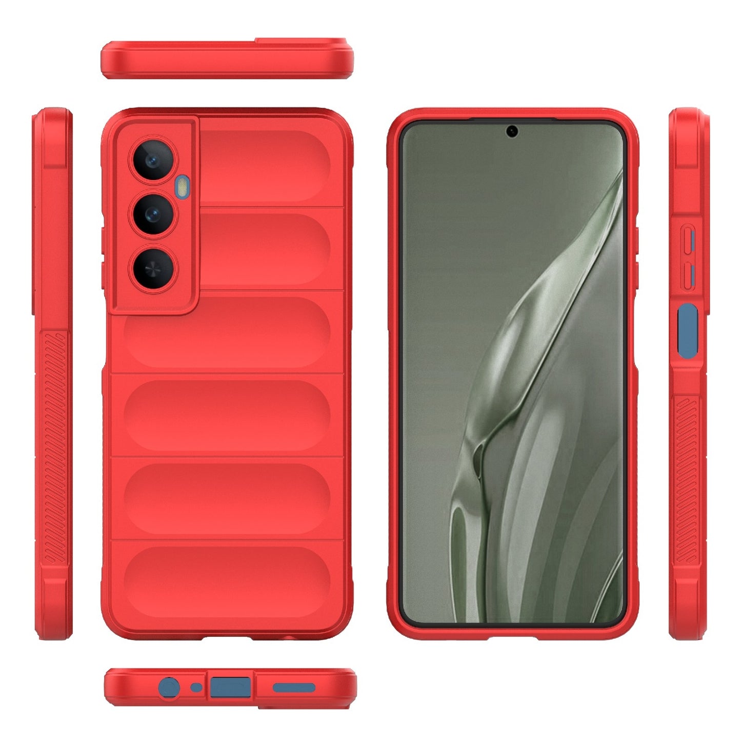 Realme C65 4G Global Shock Absorbent Magic Shield TPU + Flannel Phone Case, Featuring Ridged Drop Protection, Bright Colours & Easy Access