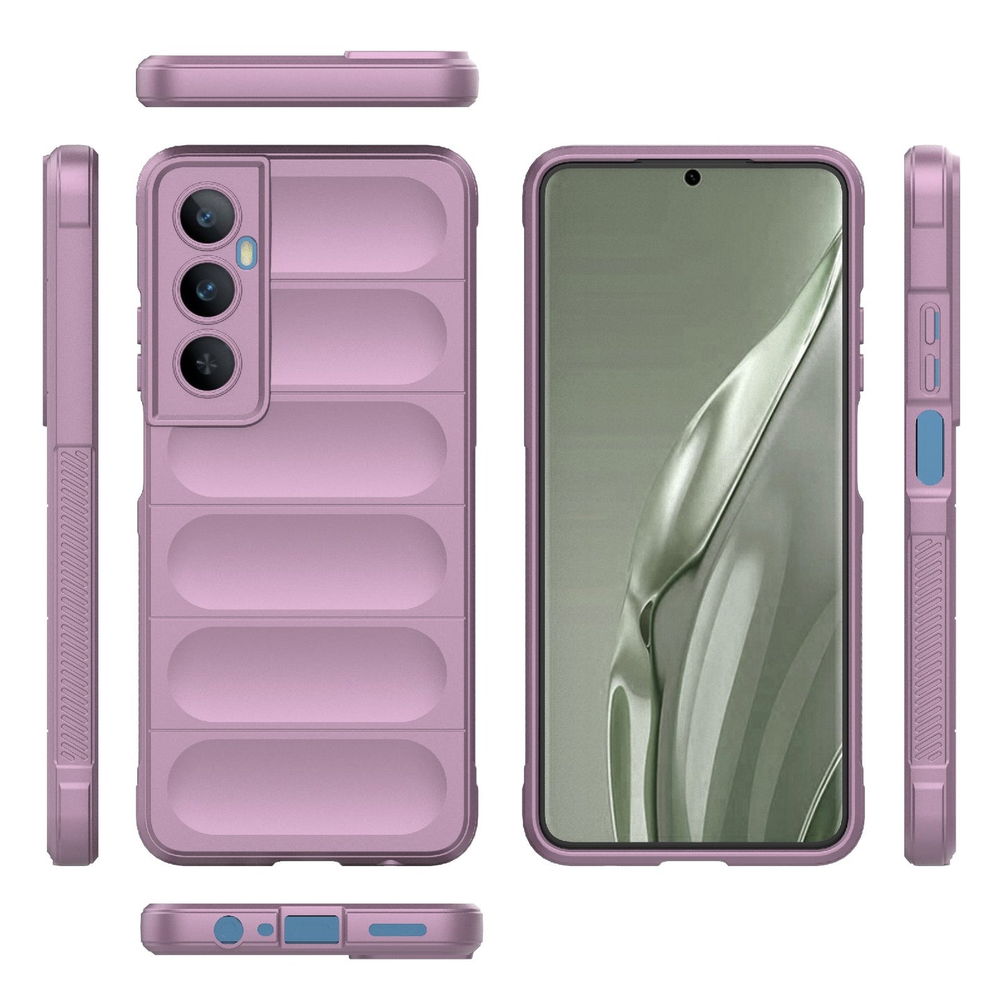 Realme C65 4G Global Shock Absorbent Magic Shield TPU + Flannel Phone Case, Featuring Ridged Drop Protection, Bright Colours & Easy Access