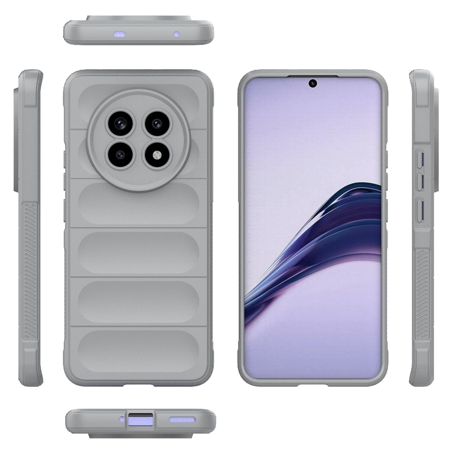 Realme 13 Pro 5G Global Shock Absorbent Magic Shield TPU + Flannel Phone Case, Featuring Ridged Drop Protection, Bright Colours & Easy Access