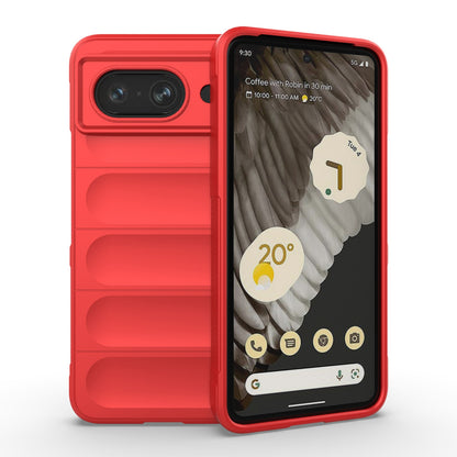 Google Pixel 8 5G Shock Absorbent Magic Shield TPU + Flannel Phone Case, Featuring Ridged Drop Protection, Bright Colours & Easy Access