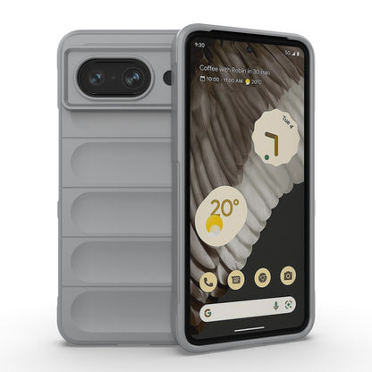 Google Pixel 8 5G Shock Absorbent Magic Shield TPU + Flannel Phone Case, Featuring Ridged Drop Protection, Bright Colours & Easy Access