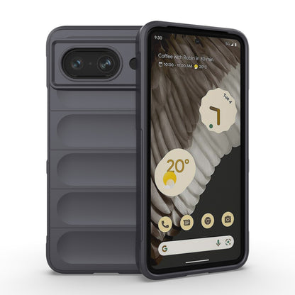 Google Pixel 8 5G Shock Absorbent Magic Shield TPU + Flannel Phone Case, Featuring Ridged Drop Protection, Bright Colours & Easy Access