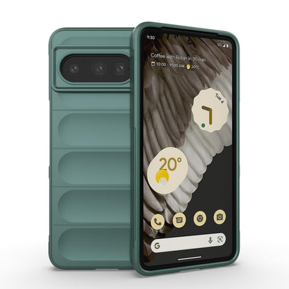 Google Pixel 8 Pro 5G Shock Absorbent Magic Shield TPU + Flannel Phone Case, Featuring Ridged Drop Protection, Bright Colours & Easy Access