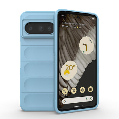 Google Pixel 8 Pro 5G Shock Absorbent Magic Shield TPU + Flannel Phone Case, Featuring Ridged Drop Protection, Bright Colours & Easy Access