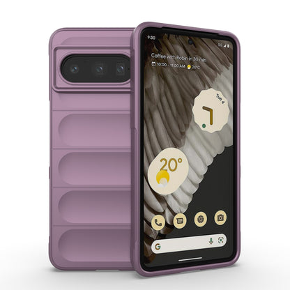 Google Pixel 8 Pro 5G Shock Absorbent Magic Shield TPU + Flannel Phone Case, Featuring Ridged Drop Protection, Bright Colours & Easy Access
