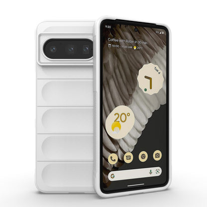 Google Pixel 8 Pro 5G Shock Absorbent Magic Shield TPU + Flannel Phone Case, Featuring Ridged Drop Protection, Bright Colours & Easy Access