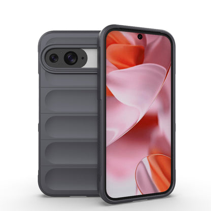 Google Pixel 9 5G Global Shock Absorbent Magic Shield TPU + Flannel Phone Case, Featuring Ridged Drop Protection, Bright Colours & Easy Access