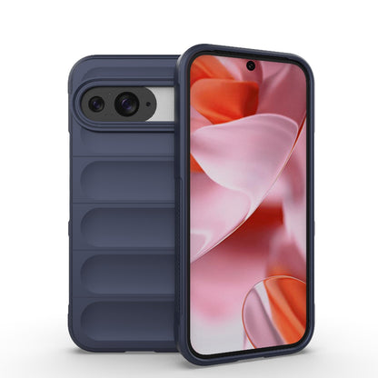 Google Pixel 9 5G Global Shock Absorbent Magic Shield TPU + Flannel Phone Case, Featuring Ridged Drop Protection, Bright Colours & Easy Access
