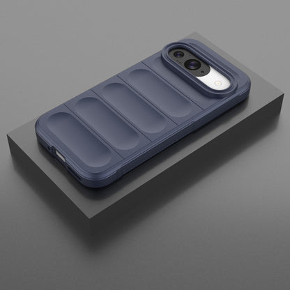 Google Pixel 9 5G Global Shock Absorbent Magic Shield TPU + Flannel Phone Case, Featuring Ridged Drop Protection, Bright Colours & Easy Access