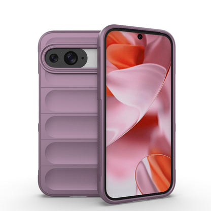 Google Pixel 9 5G Global Shock Absorbent Magic Shield TPU + Flannel Phone Case, Featuring Ridged Drop Protection, Bright Colours & Easy Access