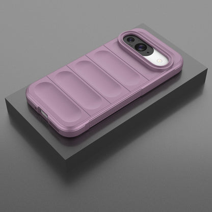 Google Pixel 9 5G Global Shock Absorbent Magic Shield TPU + Flannel Phone Case, Featuring Ridged Drop Protection, Bright Colours & Easy Access