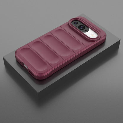 Google Pixel 9 5G Global Shock Absorbent Magic Shield TPU + Flannel Phone Case, Featuring Ridged Drop Protection, Bright Colours & Easy Access