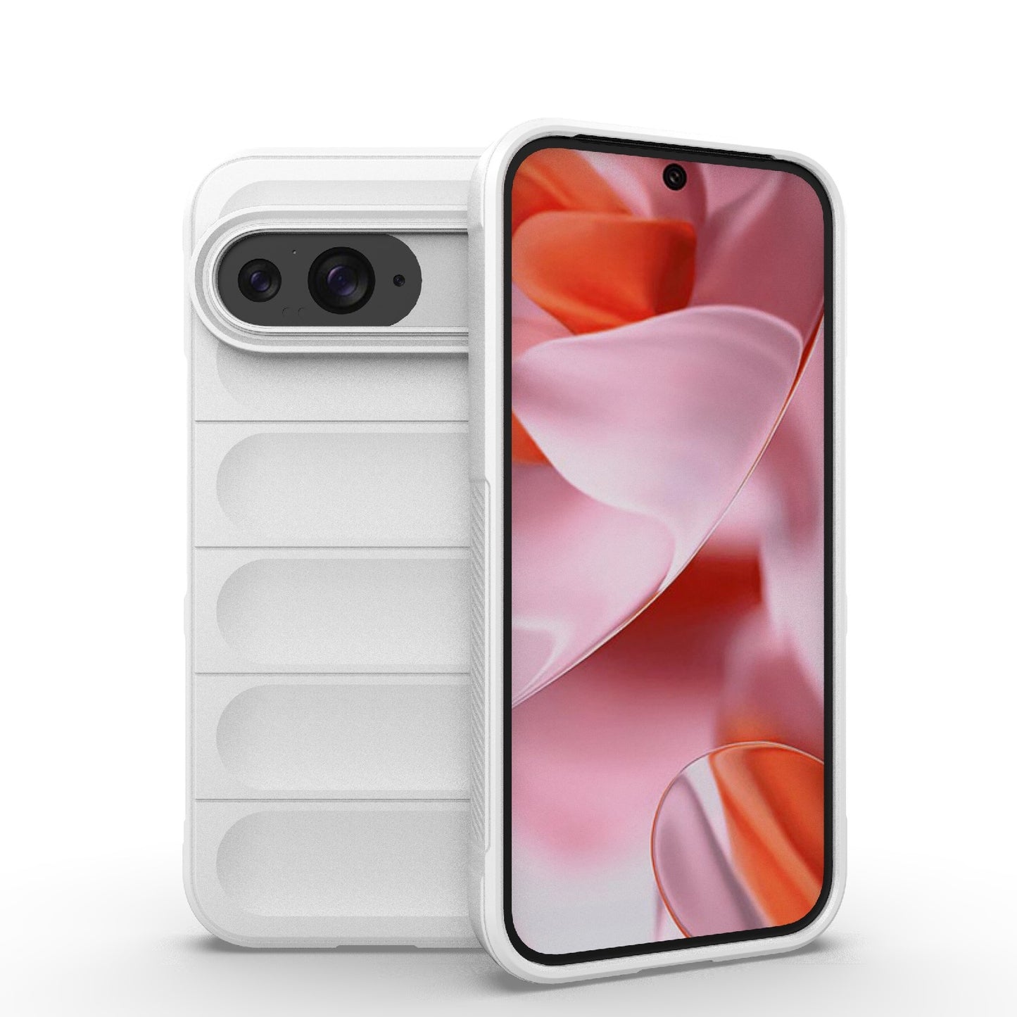 Google Pixel 9 5G Global Shock Absorbent Magic Shield TPU + Flannel Phone Case, Featuring Ridged Drop Protection, Bright Colours & Easy Access