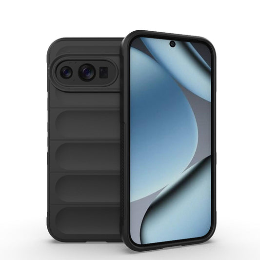 Google Pixel 10 Pro 5G Magic Shield TPU + Flannel Protective Phone Case Cover, Shockproof Scratch Resistant