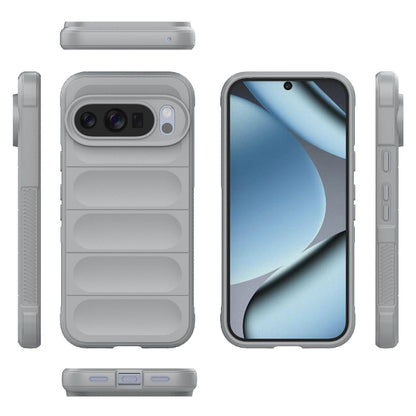 Google Pixel 10 Pro 5G Magic Shield TPU + Flannel Protective Phone Case Cover, Shockproof Scratch Resistant