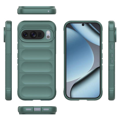 Google Pixel 10 Magic Shield TPU + Flannel Protective Phone Case Cover, Shockproof Scratch Resistant