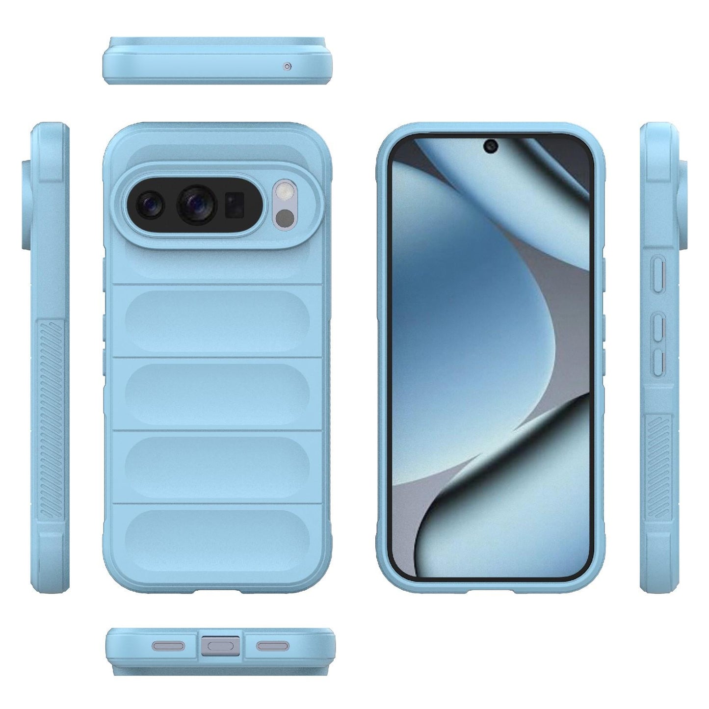 Google Pixel 10 Magic Shield TPU + Flannel Protective Phone Case Cover, Shockproof Scratch Resistant