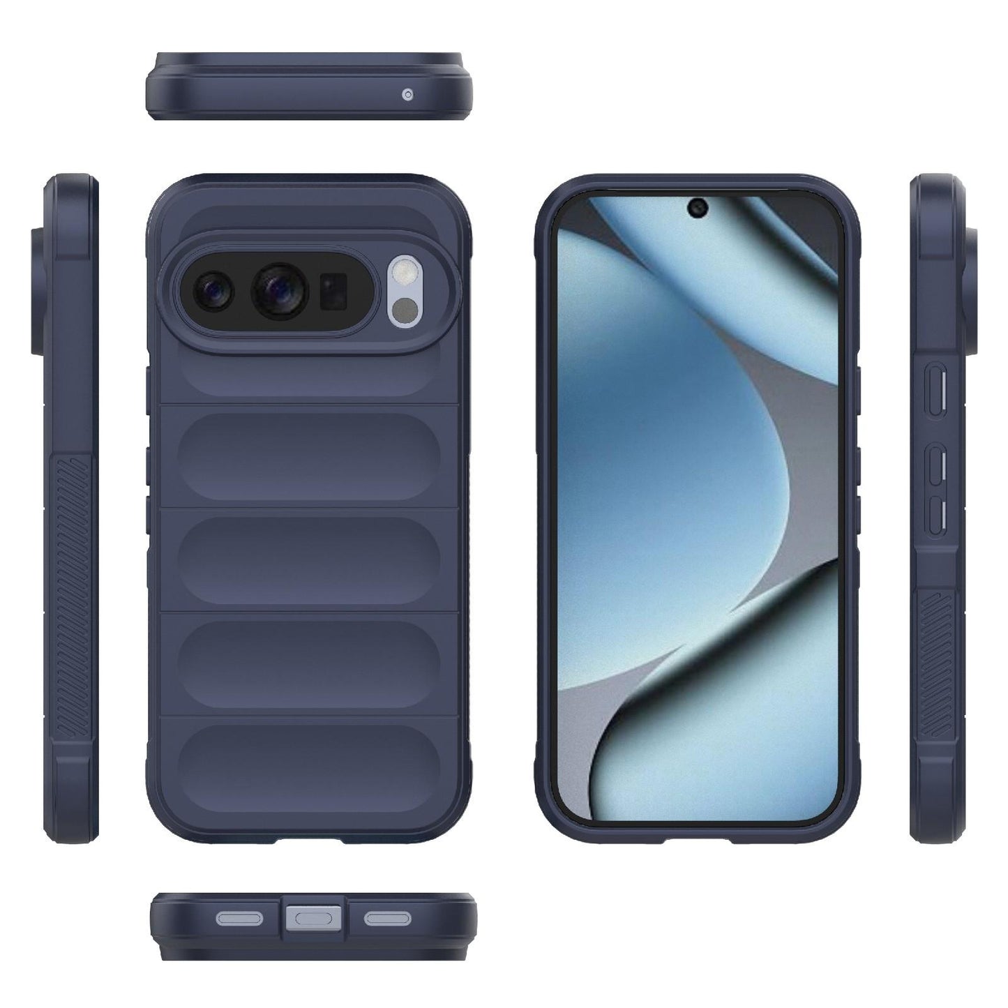 Google Pixel 10 Magic Shield TPU + Flannel Protective Phone Case Cover, Shockproof Scratch Resistant
