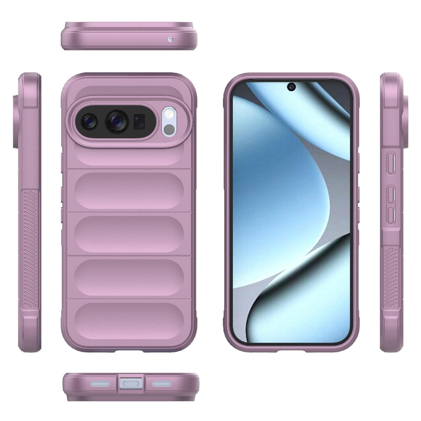 Google Pixel 10 Magic Shield TPU + Flannel Protective Phone Case Cover, Shockproof Scratch Resistant