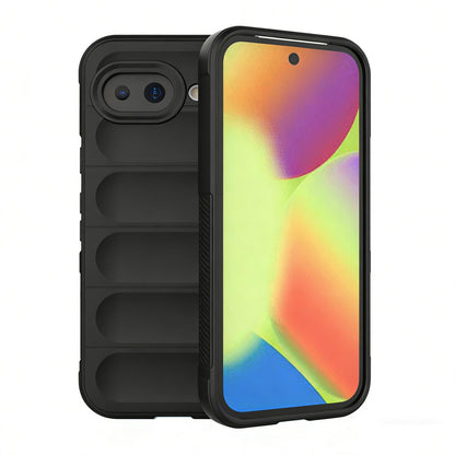 Google Pixel 10a 5G Magic Shield TPU + Flannel Protective Phone Case Cover, Shockproof Scratch Resistant
