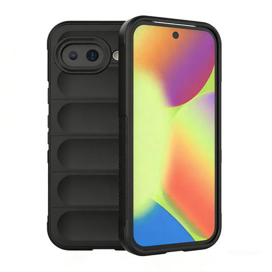 Google Pixel 10a 5G Magic Shield TPU + Flannel Protective Phone Case Cover, Shockproof Scratch Resistant
