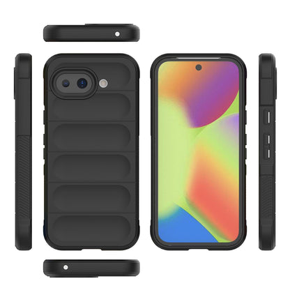Google Pixel 10a 5G Magic Shield TPU + Flannel Protective Phone Case Cover, Shockproof Scratch Resistant