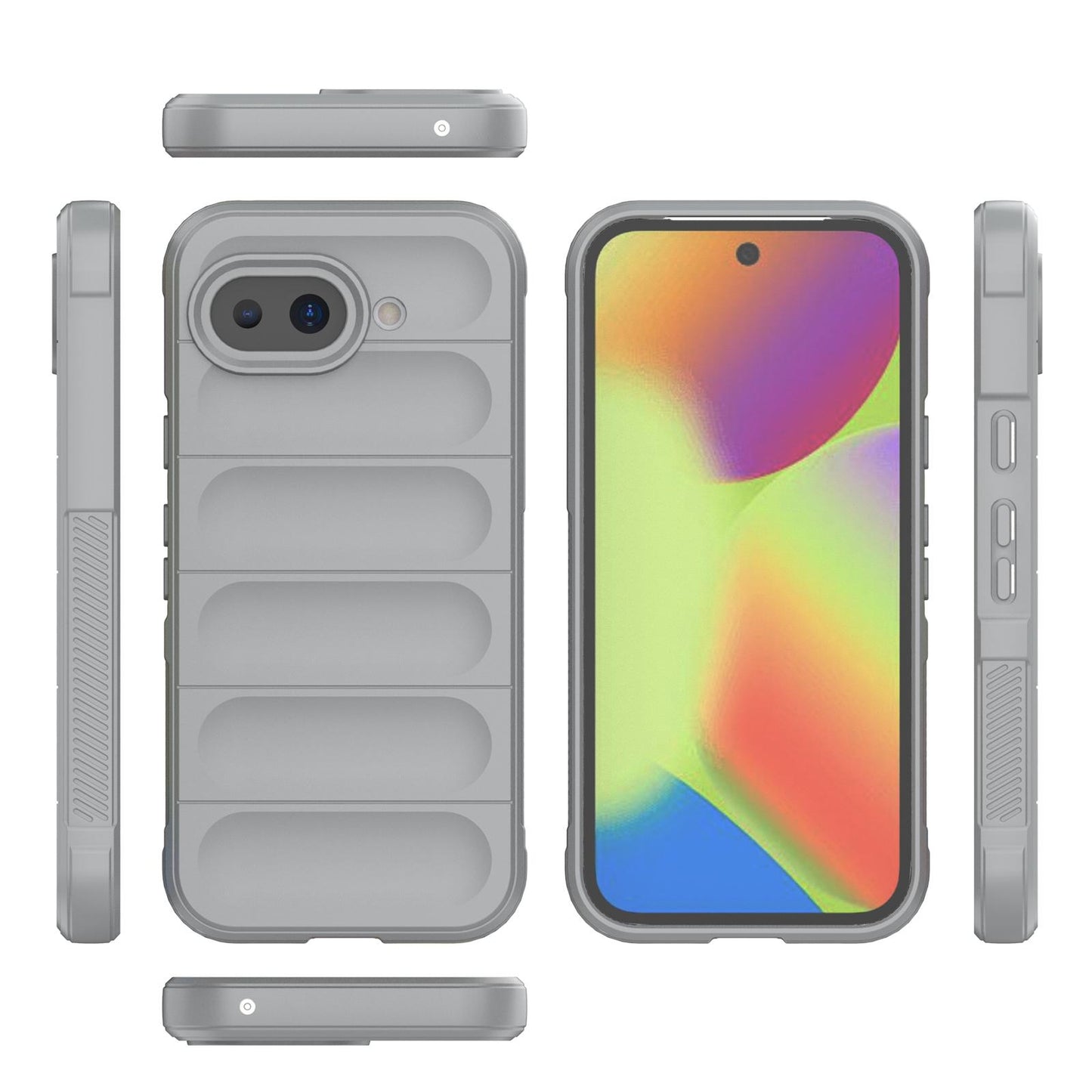 Google Pixel 10a 5G Magic Shield TPU + Flannel Protective Phone Case Cover, Shockproof Scratch Resistant