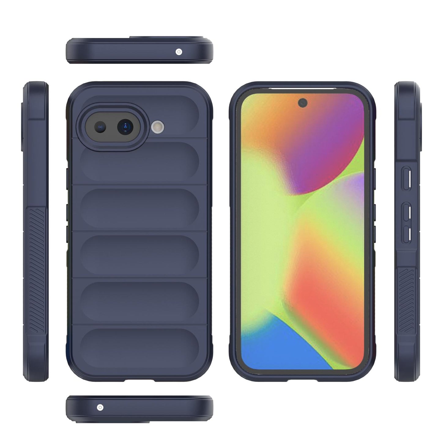 Google Pixel 10a 5G Magic Shield TPU + Flannel Protective Phone Case Cover, Shockproof Scratch Resistant