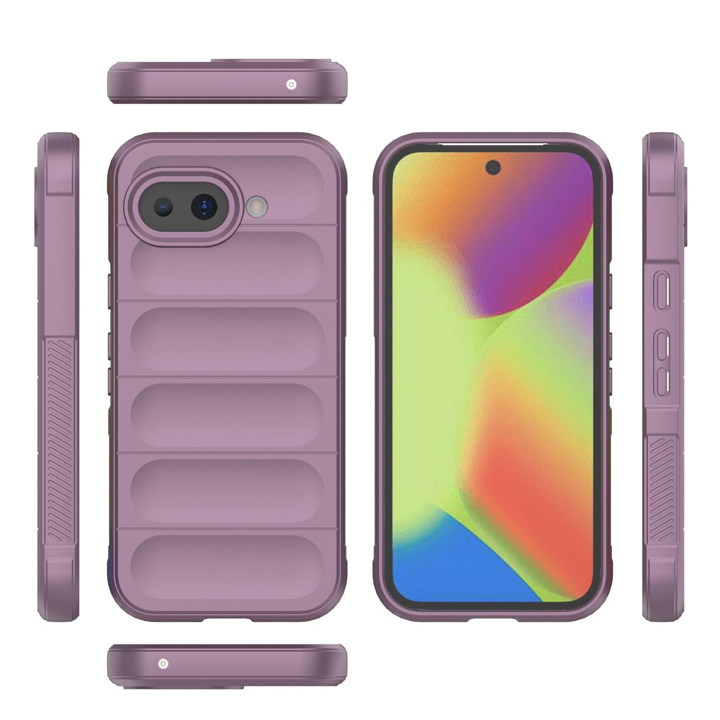 Google Pixel 10a 5G Magic Shield TPU + Flannel Protective Phone Case Cover, Shockproof Scratch Resistant