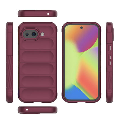Google Pixel 10a 5G Magic Shield TPU + Flannel Protective Phone Case Cover, Shockproof Scratch Resistant
