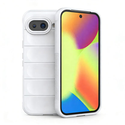 Google Pixel 10a 5G Magic Shield TPU + Flannel Protective Phone Case Cover, Shockproof Scratch Resistant