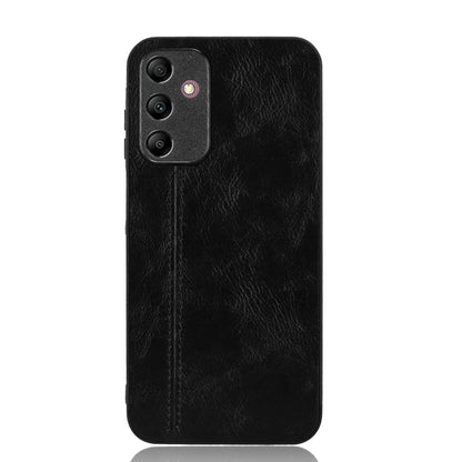 Samsung Galaxy A15 4G Cow Pattern Sewing Back Cover Phone Case - Premium PU Leather Texture PC + TPU Shockproof Protective Case, Scratch Resistant Slim Lightweight Anti-Fingerprint Full Coverage Mobile Cover