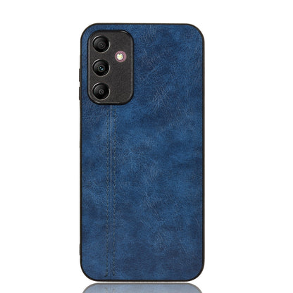 Samsung Galaxy A15 4G Cow Pattern Sewing Back Cover Phone Case - Premium PU Leather Texture PC + TPU Shockproof Protective Case, Scratch Resistant Slim Lightweight Anti-Fingerprint Full Coverage Mobile Cover