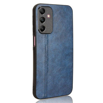 Samsung Galaxy A15 4G Cow Pattern Sewing Back Cover Phone Case - Premium PU Leather Texture PC + TPU Shockproof Protective Case, Scratch Resistant Slim Lightweight Anti-Fingerprint Full Coverage Mobile Cover