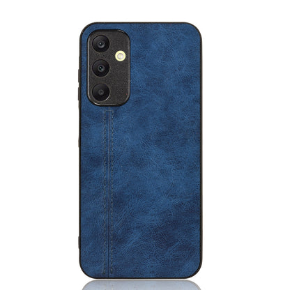 Samsung Galaxy A25 5G Cow Pattern Sewing Back Cover Phone Case - Premium PU Leather Texture PC + TPU Shockproof Protective Case, Scratch Resistant Slim Lightweight Anti-Fingerprint Full Coverage Mobile Cover