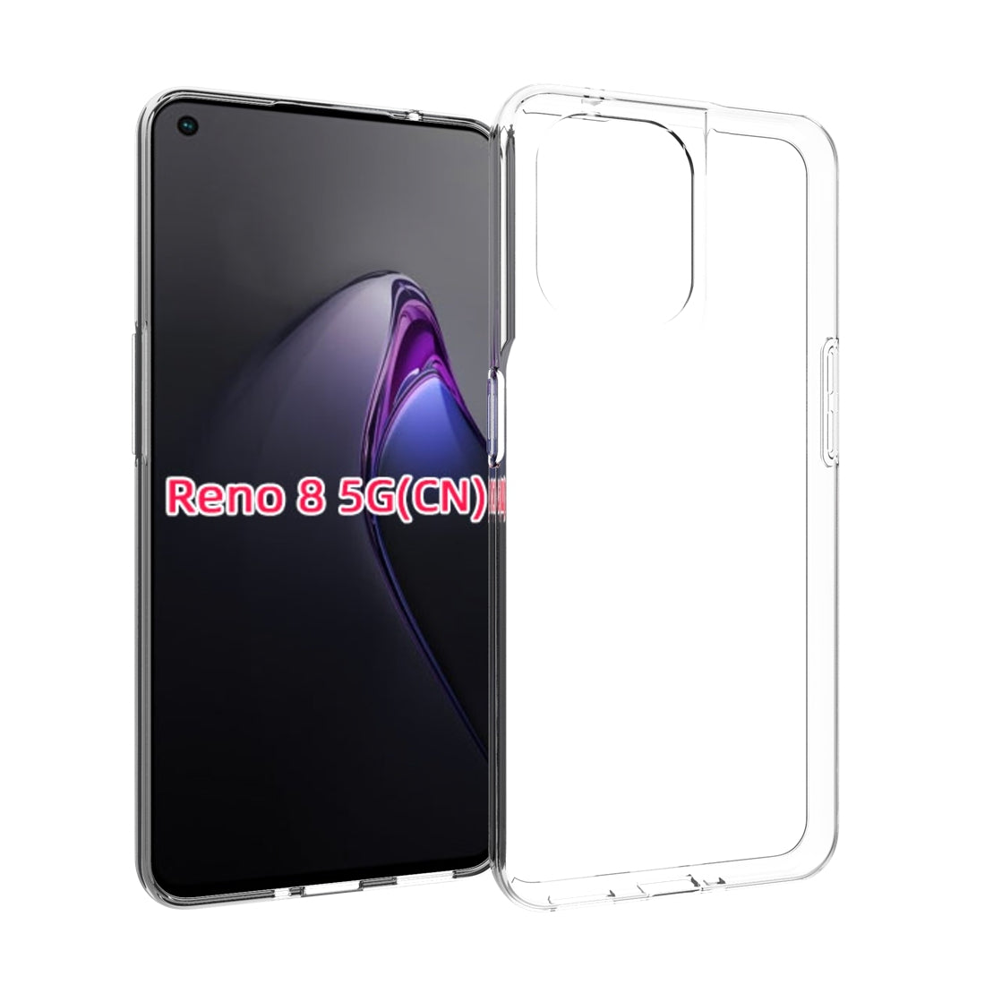 OPPO Reno8 5G Waterproof Texture TPU Protective Phone Case Shockproof Cover