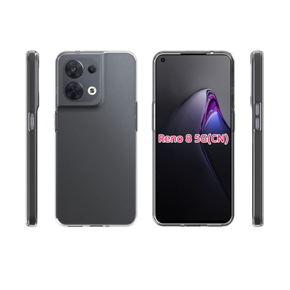 OPPO Reno8 5G Waterproof Texture TPU Protective Phone Case Shockproof Cover