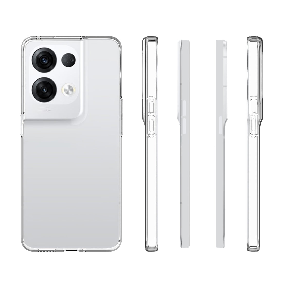 OPPO Reno8 Pro+ 5G Waterproof Texture TPU Protective Phone Case Shockproof Cover