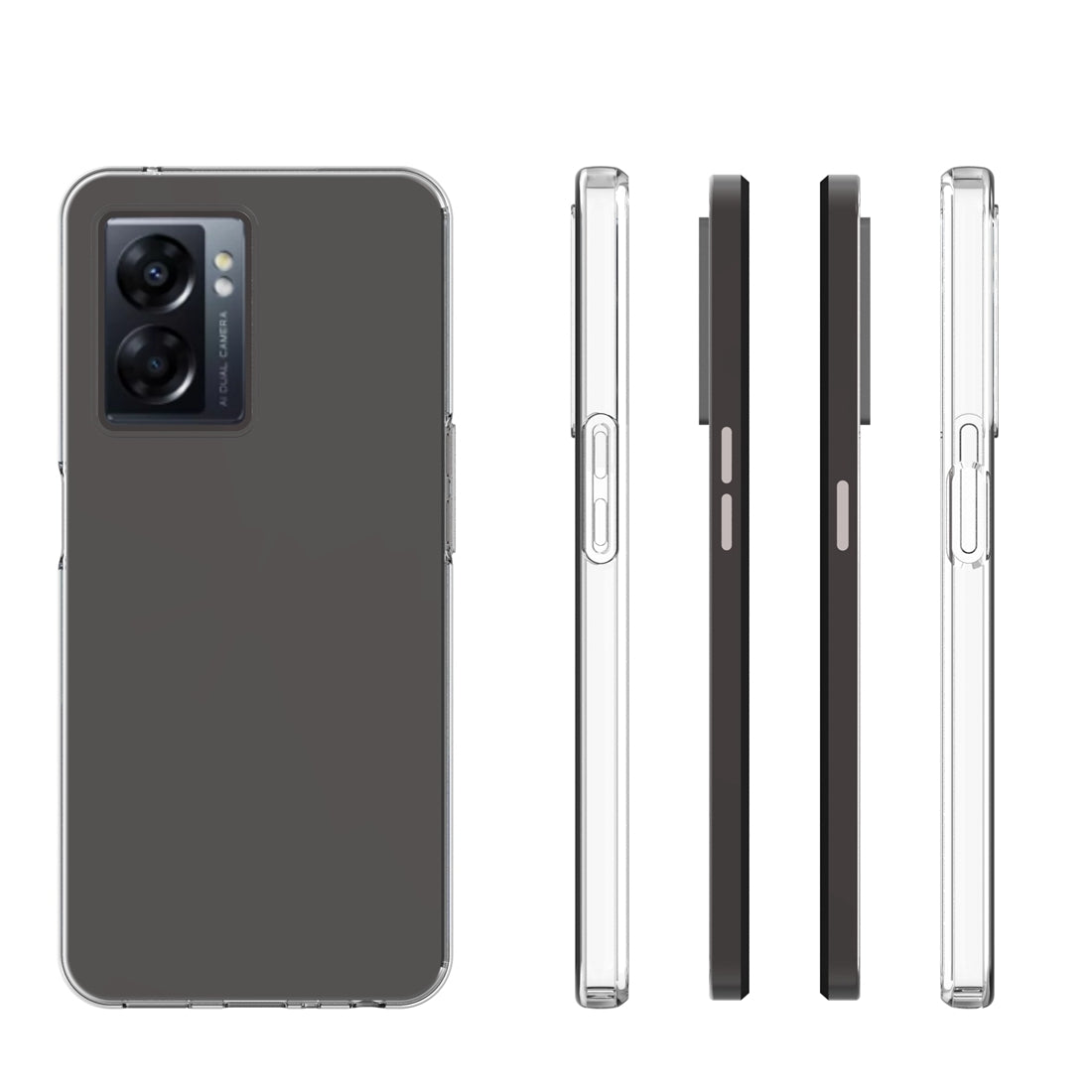 OPPO A57 5G 2022 Waterproof Texture TPU Protective Phone Case Shockproof Cover