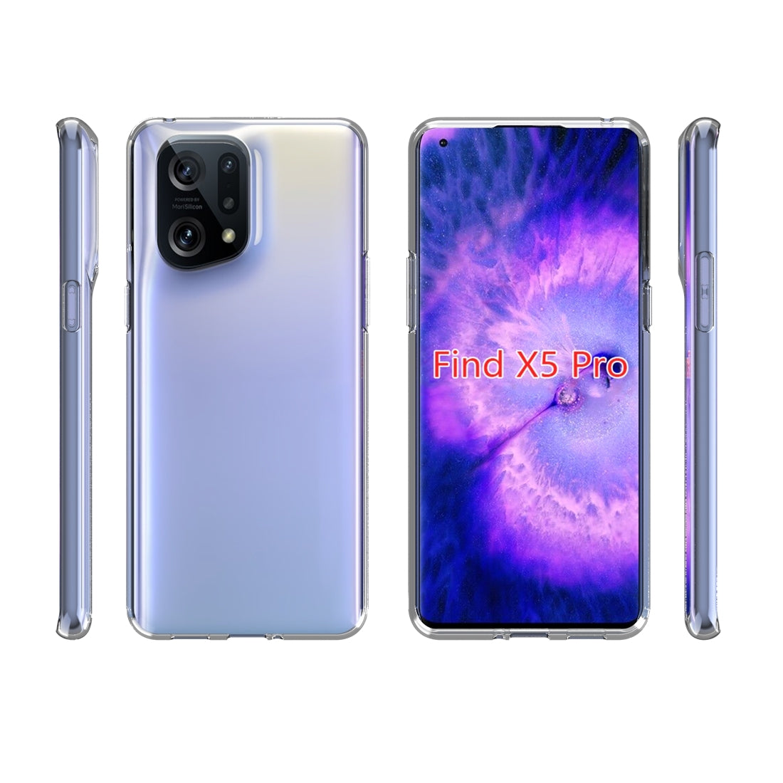 OPPO Find X5 Pro Waterproof Texture TPU Protective Phone Case Shockproof Cover